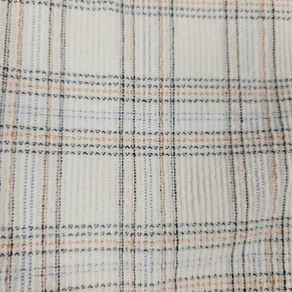 MADEWELL Ex-Boyfriend Corduroy Plaid Flannel Shirt MC063 Small Oversized Baggy - Picture 8 of 16